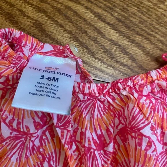 Vineyard vines baby girl Patterned Kids Top and Bottom Set - Picture 2 of 2